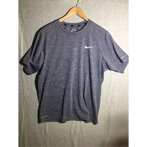 Mens Nike Shirt Dusty Blue Casual Athletic Workout Athleisure Cooling